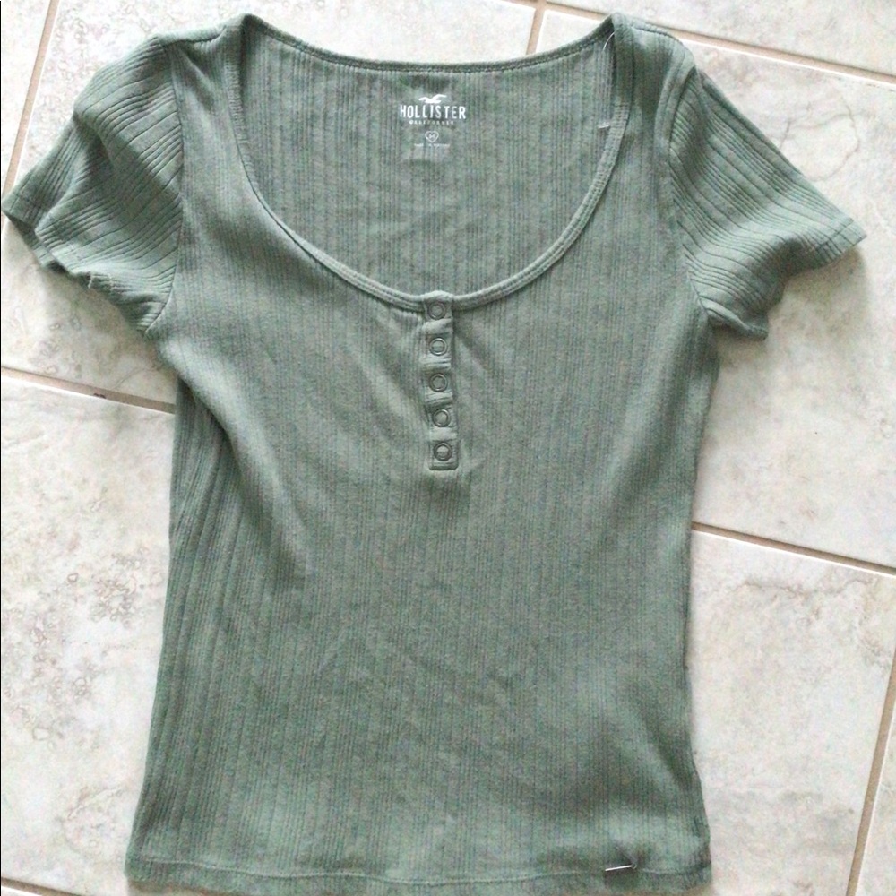 Hollister Button Top